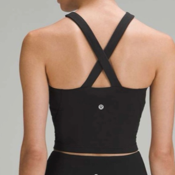 Women's Black Cross-Back Top - Picture 4 of 12